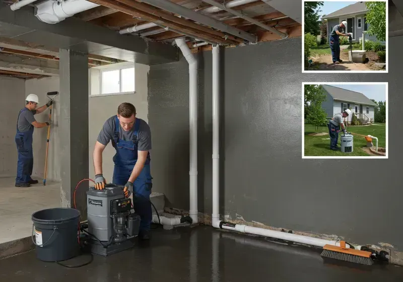 Basement Waterproofing and Flood Prevention process in Carbon Hill, AL